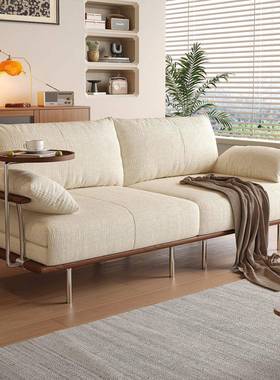 新款叠奶实木沙发床折可人折叠两HZX用客厅伸油缩小户型双多功能