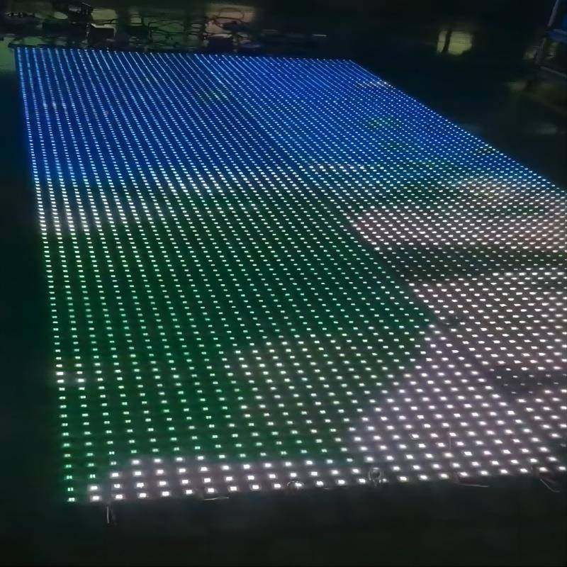 高清节能ED外格显CNT示屏商用栅大户楼幕墙广告显示彩屏透明LEDL