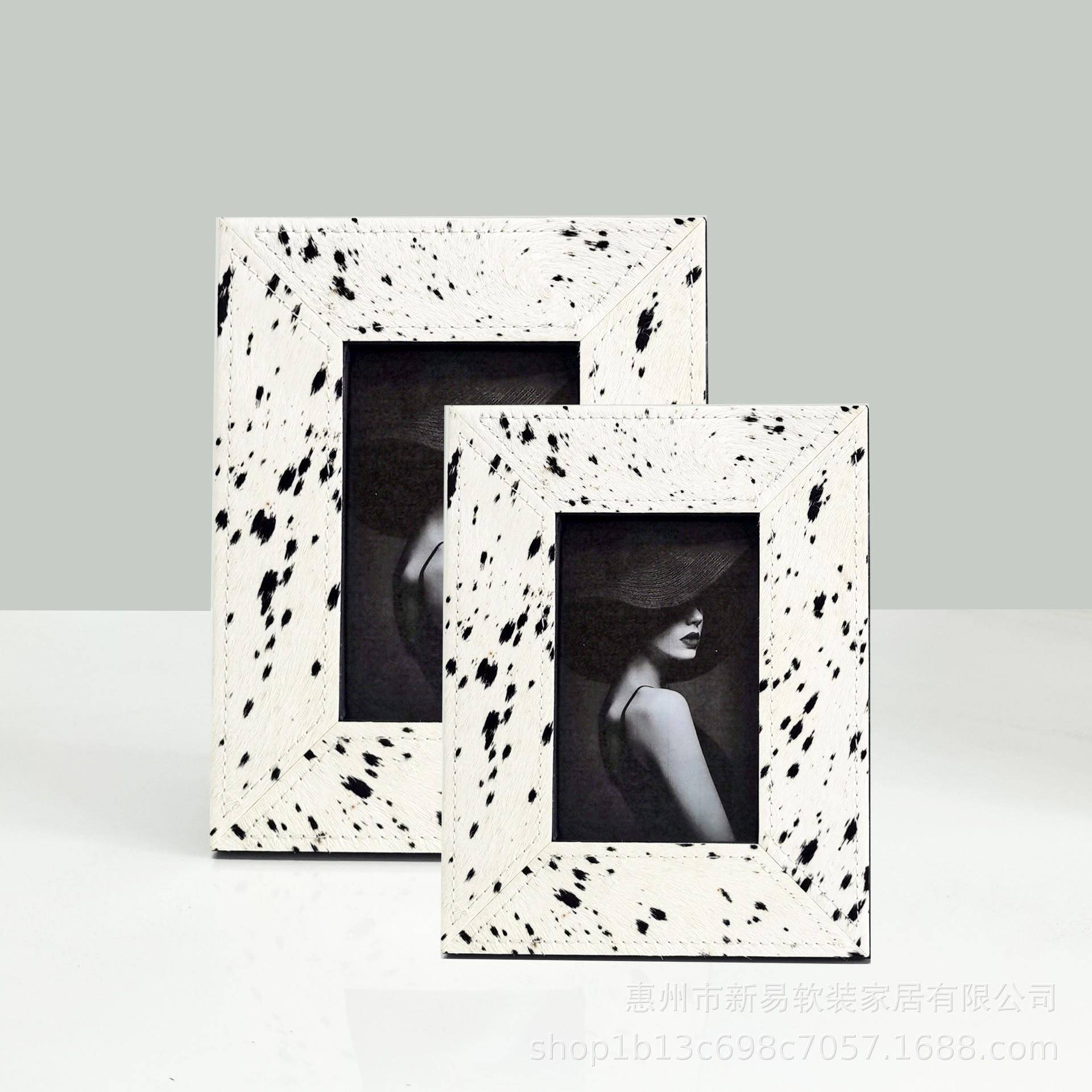 现代简7XY114约工艺品6寸寸照片件框卧室梳妆台样板房售摆楼处桌