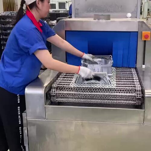 工业齿轮配件油污灰尘隧道式蒸汽清洗机全自动清洗设备喷淋清洗机