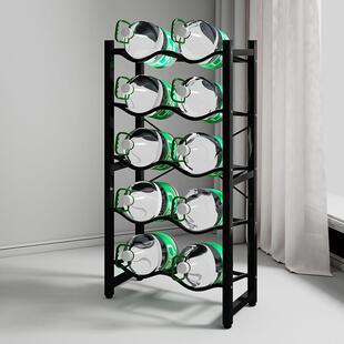 饮纳用水桶收纳家用办公打室多层水桶架落地防倒架纯净饮用水桶收