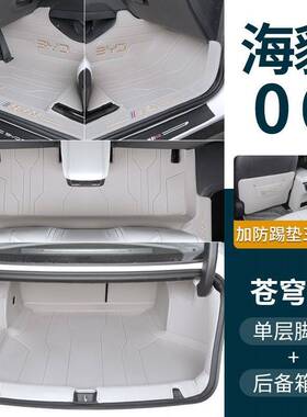 rEq比亚迪海豹06脚垫全包围24款海豹06dmi专用高端汽车用品改装配