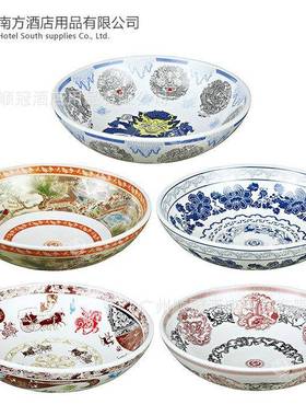 南方烟灰盆四升平盆海垃圾八桶配盘KPX面根玲珑盆玫瑰金铝合金黑