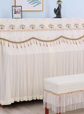 2025新套款简约钢琴防尘罩新款轻包奢感钢琴凳F97MS7H5全全罩钢琴