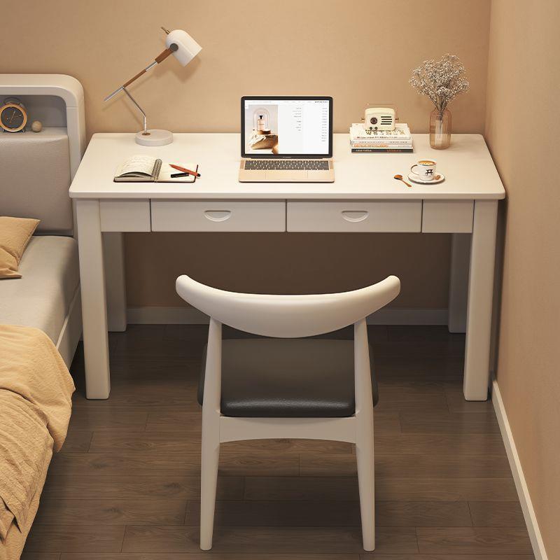 实木书桌电新脑桌中卧式家用办桌室学习桌现代简公约书房OQB写字