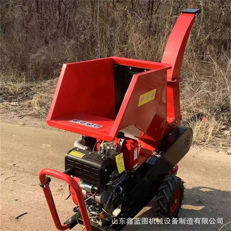 手推式小型树枝树叶粉碎机