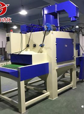 直化深圳厂家销全CIJ自动输式喷砂机小型喷沙机金属表送面强处理