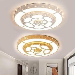 客厅大灯2L05新931款 米圆形花形大灯2ED吸顶灯简约现代豪华花型2