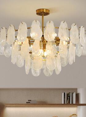 客创意彩葫芦云25217玻璃吊灯意式轻大奢气餐厅卧室厅民宿水晶法