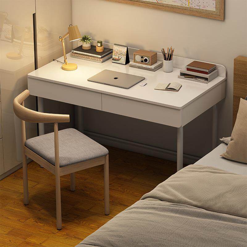 书现桌OGA家用办简公桌约代电脑桌简易桌小型女孩卧室带抽屉学户