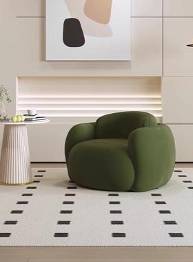 单人沙发人椅客厅台休闲躺卧轻阳待奢高懒端休息区81521接洽谈桌