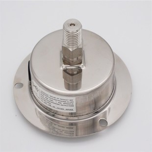 不锈钢压力表Y60BF 防腐 10bar 4材质304 轴向带边 PT1 耐高温