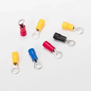 4冷压端子5.5 RV1.25 3.2预绝缘3.5 10圆形1 4S紫铜0.6厚O型5.5