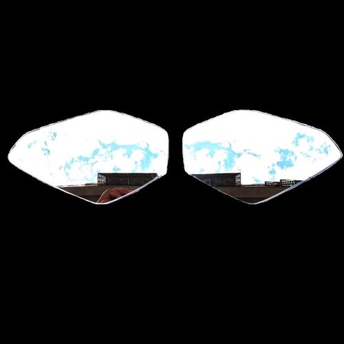 适用25款 无极DS625X 摩托车改装大视野后视镜片凸面镜高清视野