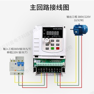 1.5 2.2 5.5 22KW 变频器三相380V矢量型重载电机调速器0.75