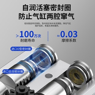 20D1R Fukde气动HFD8x8滑台拇指气爪手指气缸MHF2 16D 12D D2R