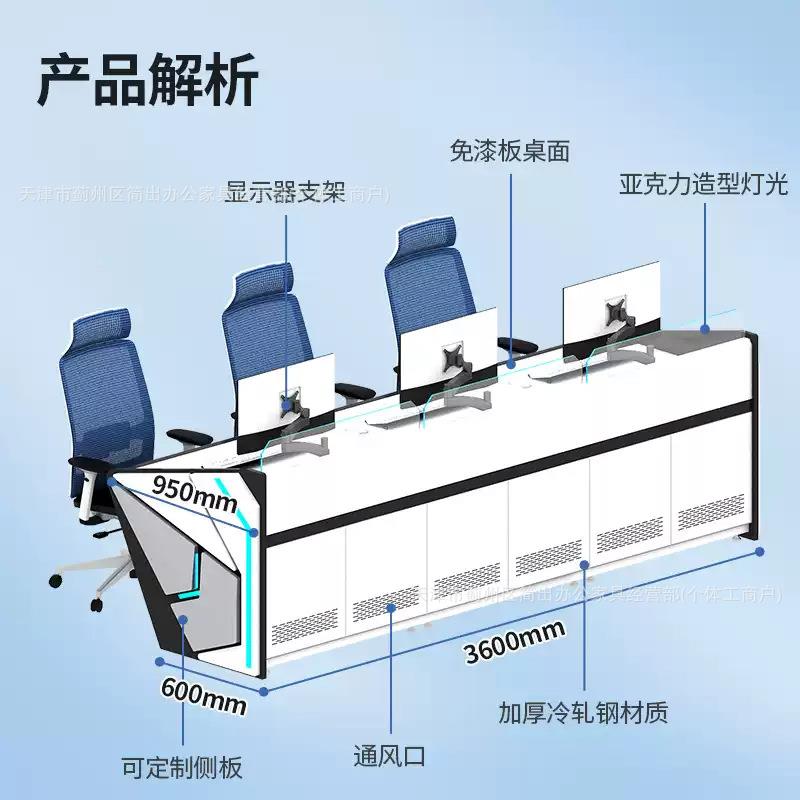 指挥中心881调度台机房监台控工作接台拼豪华控制服器监控务操作