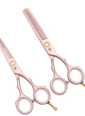 6EX刀5.5寸绿色剪专业理3发剪美发MUC工具平牙剪刘海打薄碎发修发