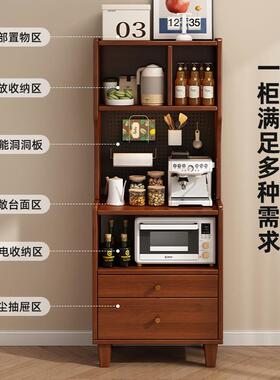 餐边柜柜IIX靠墙一体收储物柜客厅边柜置物柜家用小户型纳边茶窄