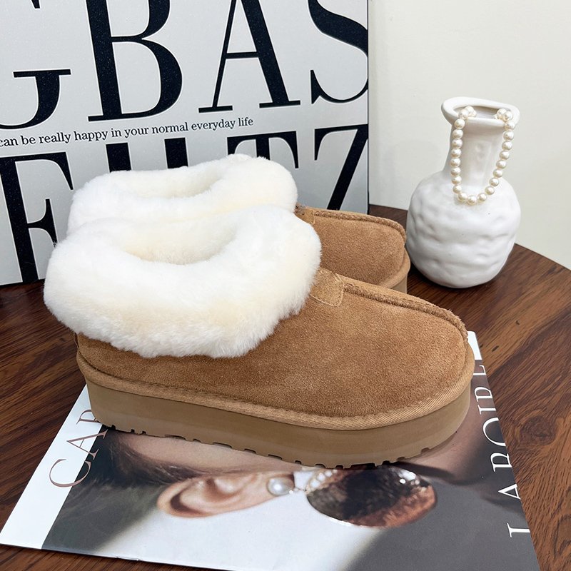 桑坡塔茨特雪地靴女真羊皮毛一体