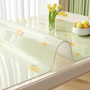 桌布防水防油免洗pvc桌垫长方形防烫加厚餐桌垫茶几桌面保护垫子