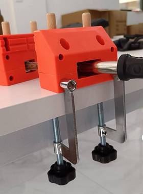 木工钳钳家用台虎小钳台型多角度平口钳桌木工AJS夹工作台夹钳