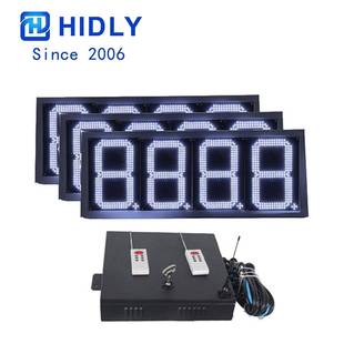 山BQE东烟台0寸油牌高亮无1线遥控e10寸油价价牌厂家ld油站显示屏