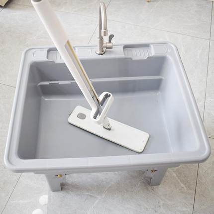A9L坐着洗把衣服水池YLS塑料洗板衣池衣阳台洗盆带搓卫生间拖池墩