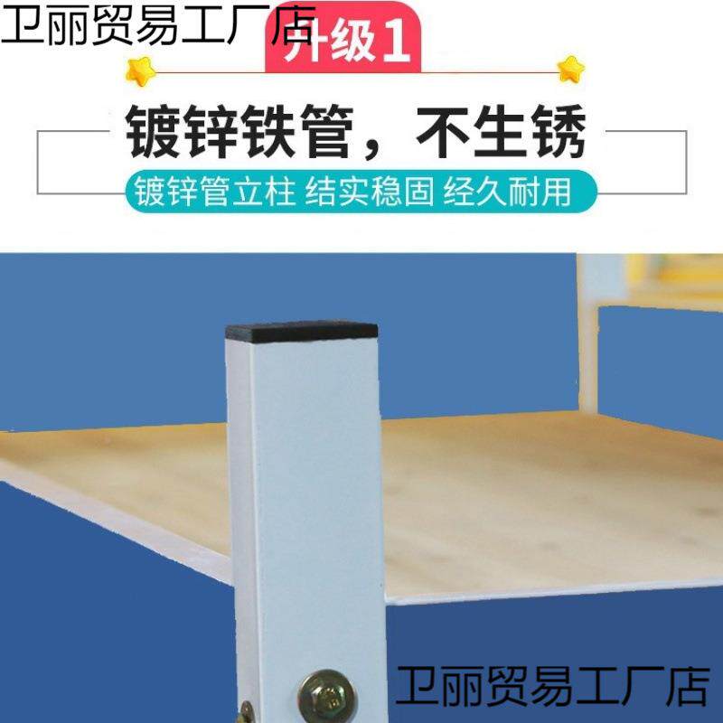 儿童班上铺床下高午托上下床双层低卡通床幼儿园托管小学生午TBE