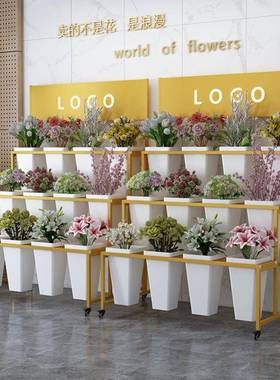 醒花架摆摊tj#lolos花架花店架醒花桶多层梯形鲜花筒阶醒花花店工