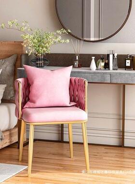 女网红台妆椅椅设计师ICC休闲餐椅现代简约化凳子生卧室家用梳妆