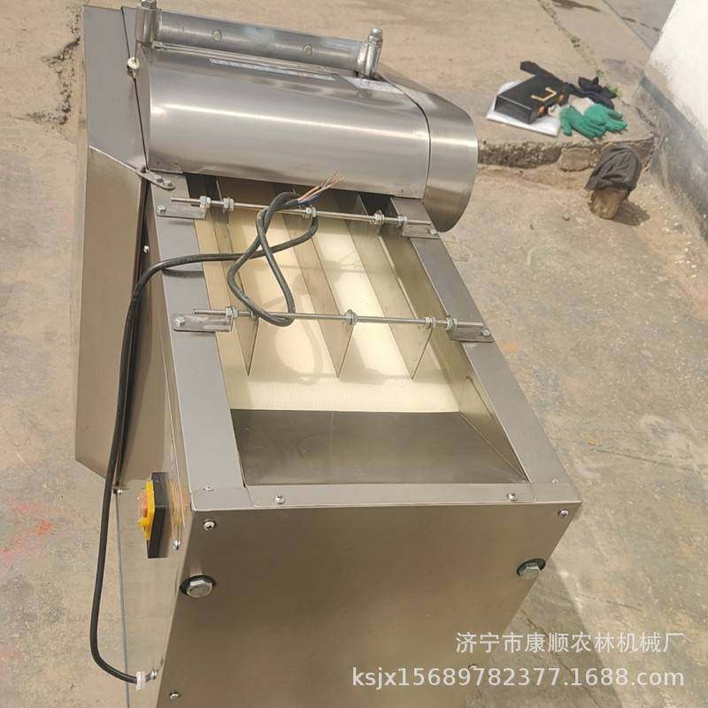 云南黄姜切丝机 广东鱿鱼海带鱼皮切丝机 四川泸州肉笋切片机视频