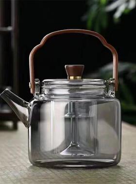 围冰茶煮茶壶提玻璃1ZY69976炉灰色泡茶专用电煮陶炉耐高温家用花