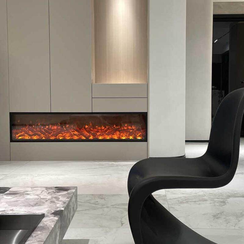 欧式电电KQU子炉仿真火焰壁炉嵌入式装饰客柜家用厅取暖壁器