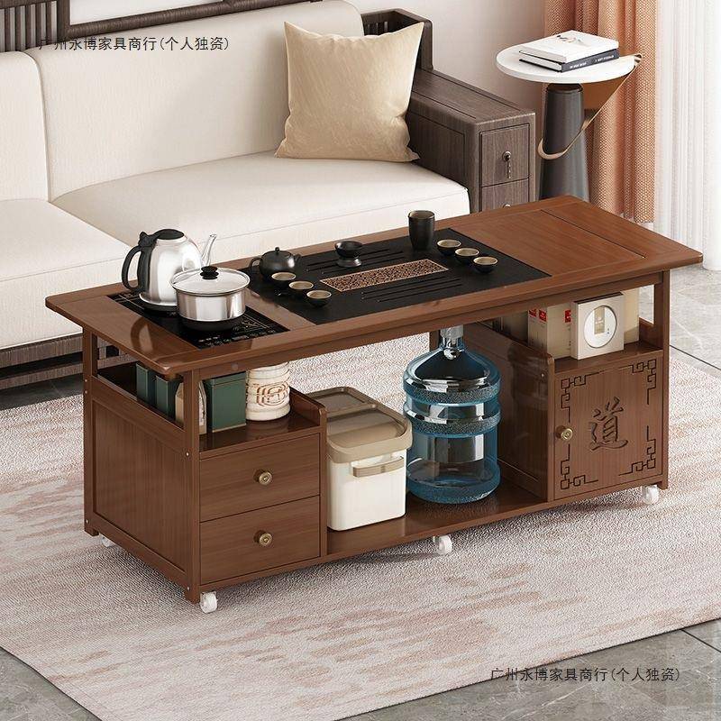 移茶桌小0茶台烧水壶一家用22体5新款动高端阳台BUI泡茶桌子客厅