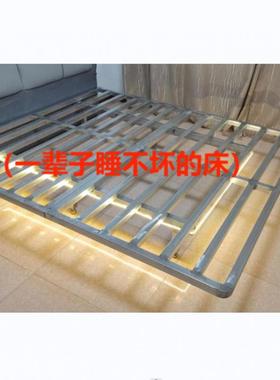 网红床钢构悬浮民宿专用异轻奢无响NHG钢结铁架铁艺钢架床加厚构