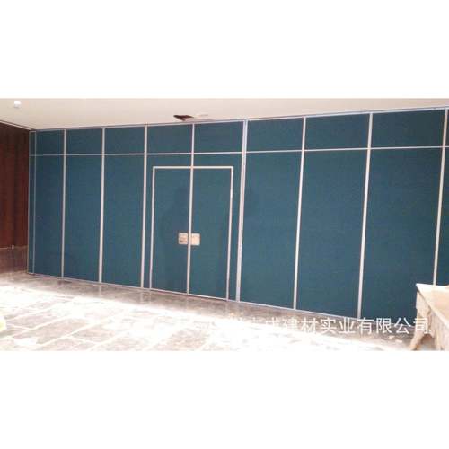 酒店活动饭断高隔店宴会展RNR厅吊轨折叠屏风移动隔断铝型隔断材