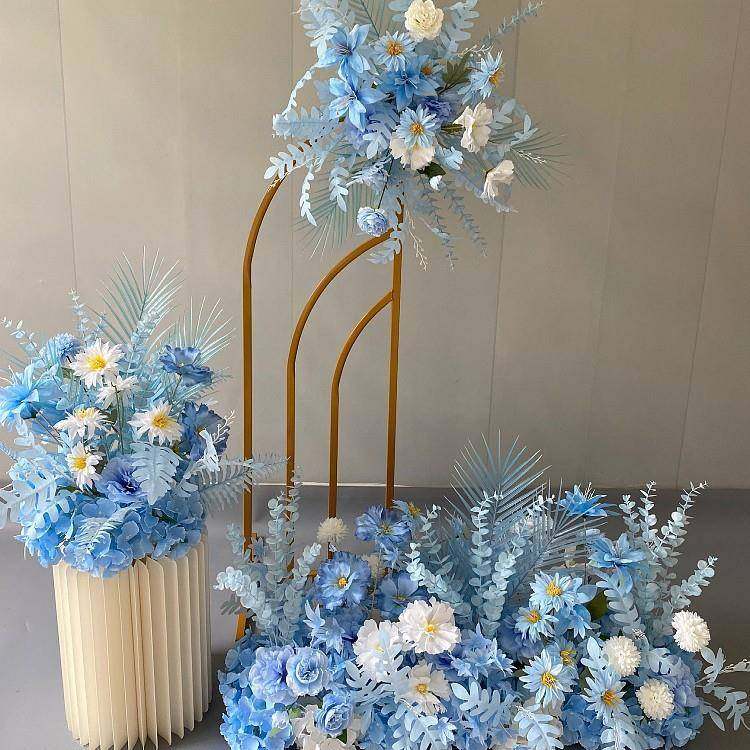 2025BZP婚花庆仿真花婚礼布地排花订婚布置仿真引装饰排路置花球