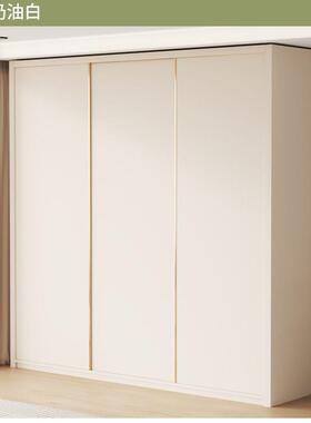 定制E级NF实木推拉门衣移衣柜家用卧室欧松板组985门小户型滑门大