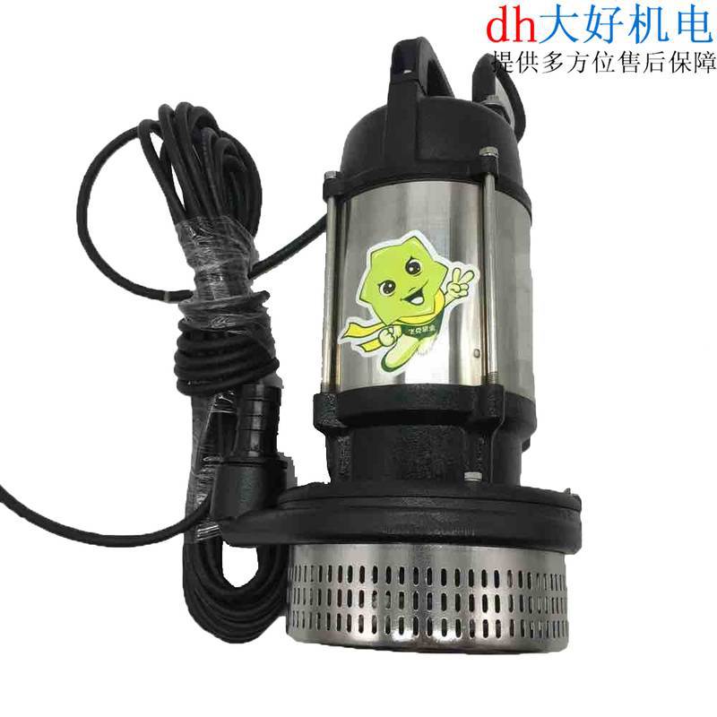 飞克750W不锈钢潜水泵循环抽水泵过滤器 超静音小型换水泵底吸泵