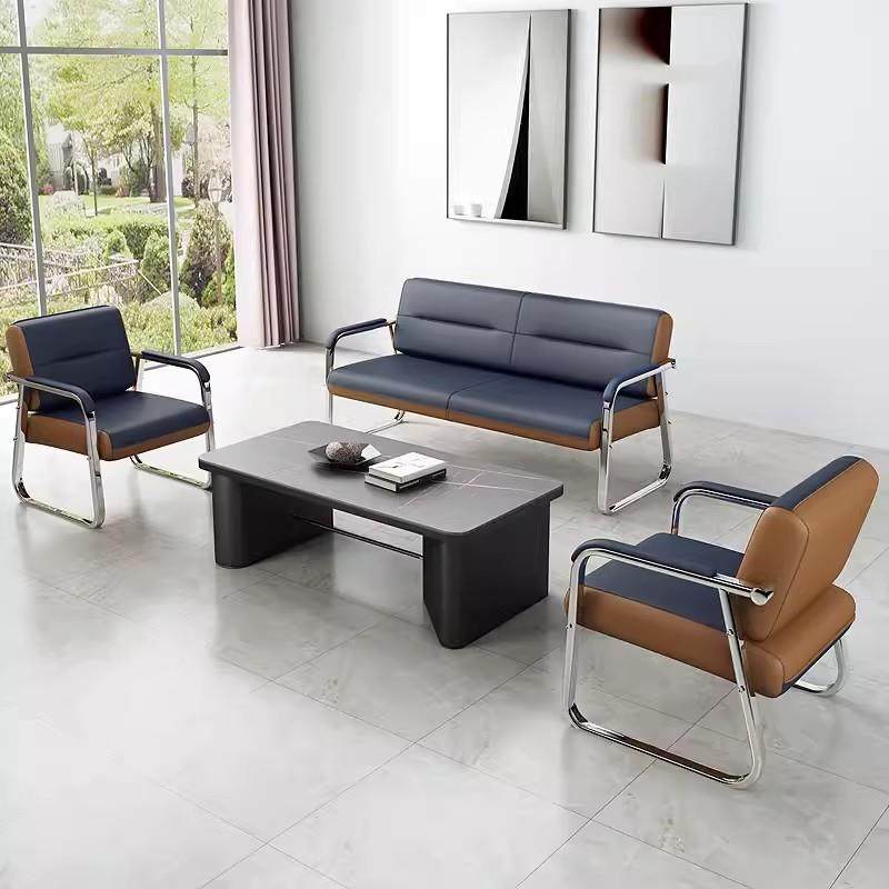 商务会客公办沙茶几合套装组简约发现代LVE接待三人位排椅办公室