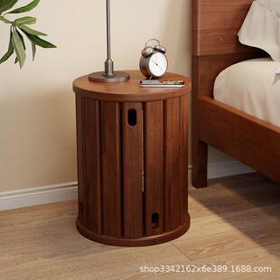 仿实圆木叠茶几叠放组合叠餐圆凳厅凳餐板凳桌吃饭中式凳子可叠放