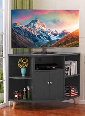 cs电视转角墙组IPB柜合老式角柜约多功能三简角柜客厅落地柜扇形