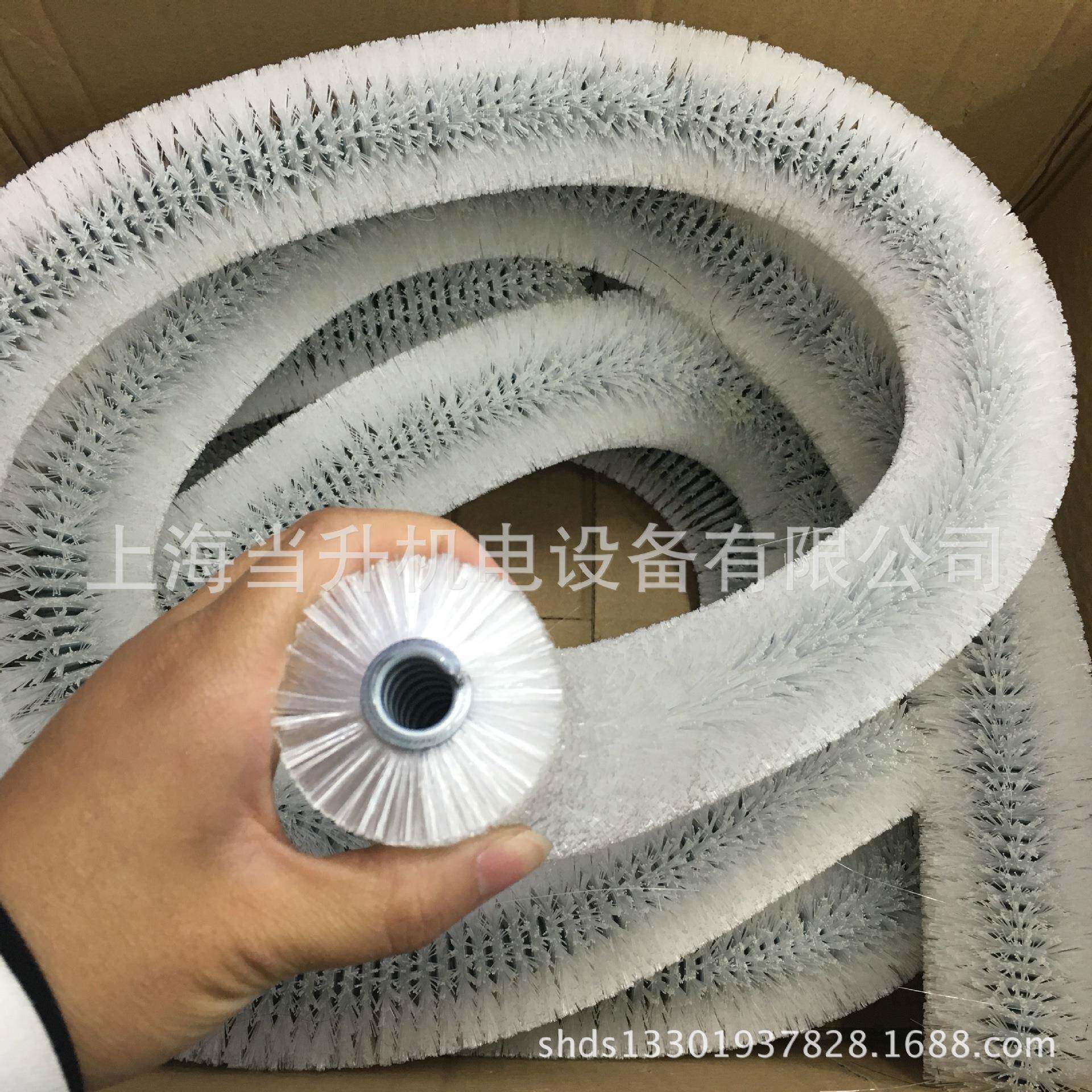 耐高抛光毛刷辊缠马毛毛轮尼龙温筒清洗滚毛XFR刷轮工业绕毛刷