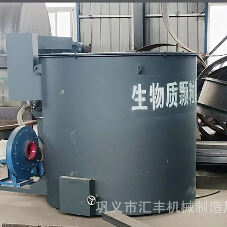 小型坩埚熔铝熔铜炉生物质颗粒