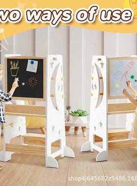 漱儿童蒙氏习塔折叠洗凳幼学儿台阶凳子宝宝洗手lear梯ningto9627