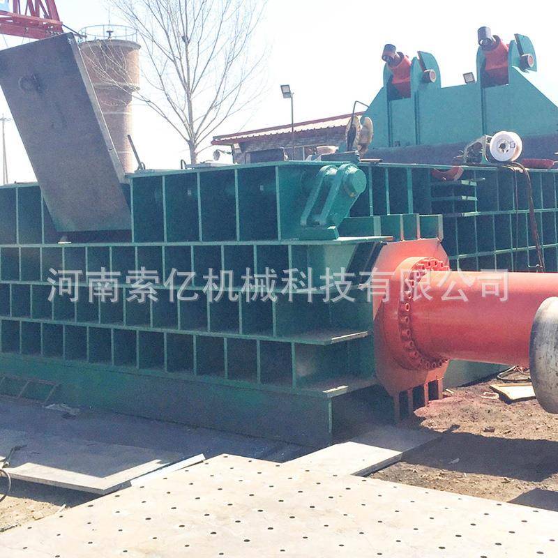 铝合金型材压机块钢丝打包机漆油桶易拉罐压块机薄钢板80压块机