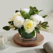 仿真花轻奢GZH高端花假酒仿真绿植桌盆栽商务装 饰品摆件餐店场景