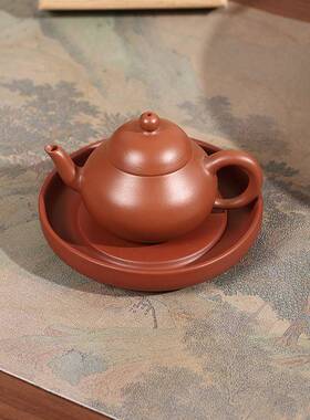 功夫茶小冲罐朱泥矮梨壶潮州手拉壶小手容量夫工夫茶壶小ZIZ制茶