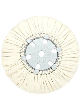 全棉白布抛光轮平布风轮抛材料抛光研磨械配机件五光WQW金打片磨